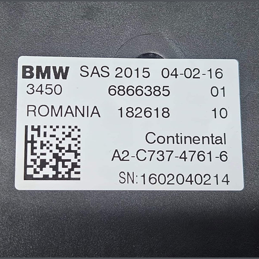 2016-2019 BMW 740i G11, G12, G30, G31, G32 SAS Control Module 6866385 OEM