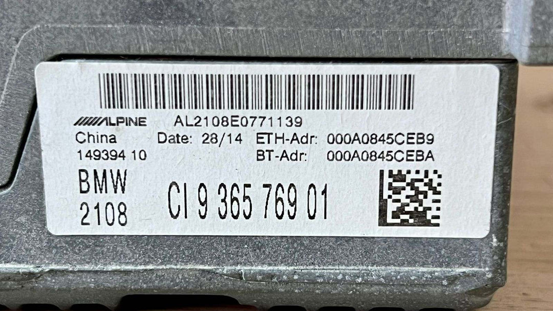 2014 BMW X3 Head Unit High 9365769 X5 F15 and related models