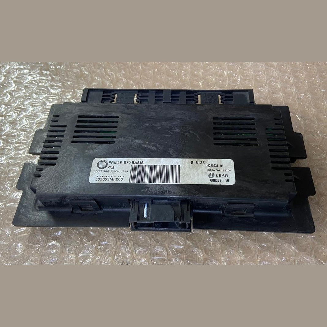 OEM BMW X5 E70 Headlight Control Module Unit FRM3R 9230431
