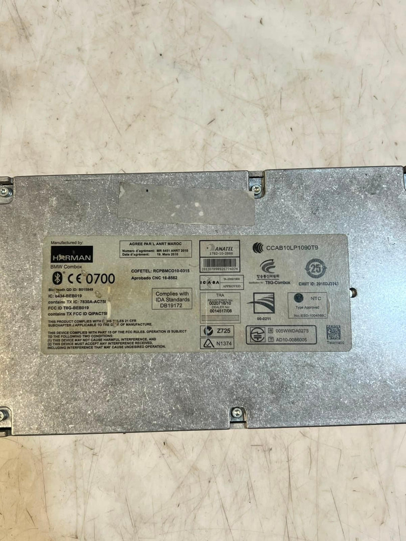 2012-2018 BMW 5' GT F07 640i Telematics Bluetooth Control Module 9257153 OEM