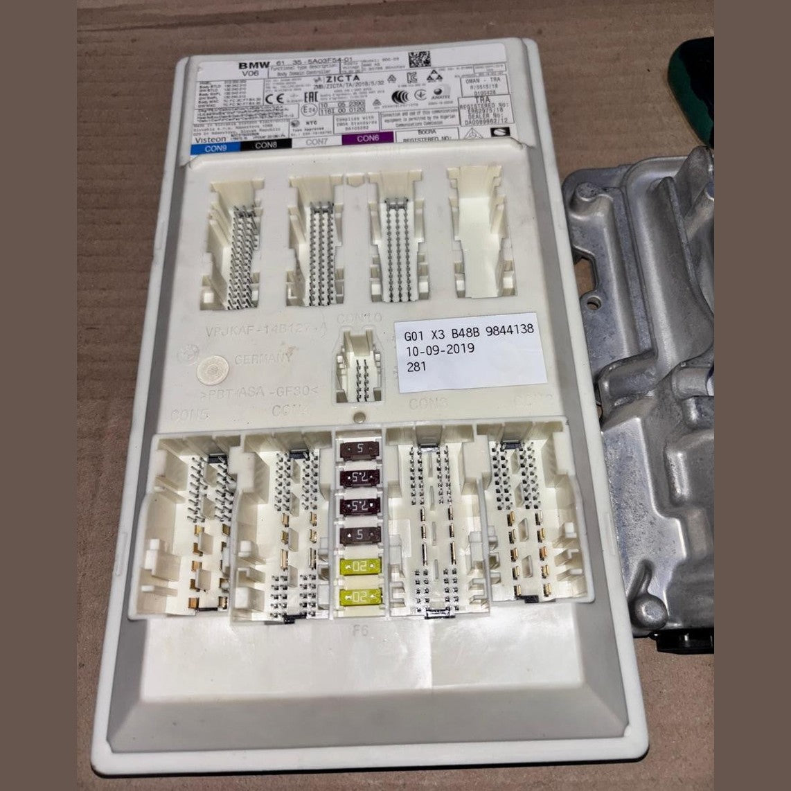 BMW G01 X3 B48B 10/09/2019 ENGINE CONTROL UNIT COMPLETE SET + KEY  -9844138