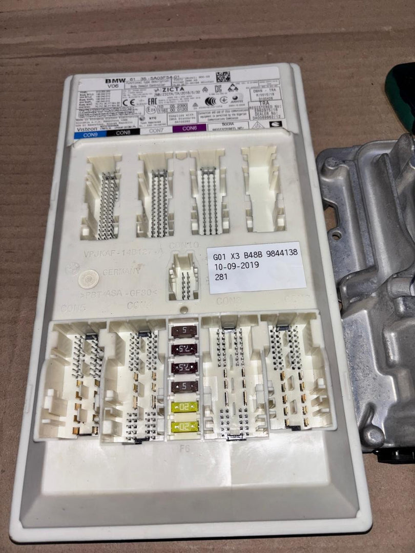 BMW G01 X3 B48B 10/09/2019 ENGINE CONTROL UNIT COMPLETE SET + KEY  -9844138