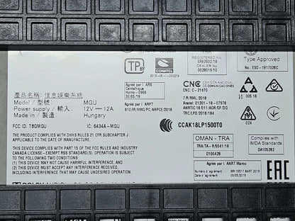 9836956-2019 BMW X5 G05 RHD Audio Head Unit High 3 MGU Module OEM