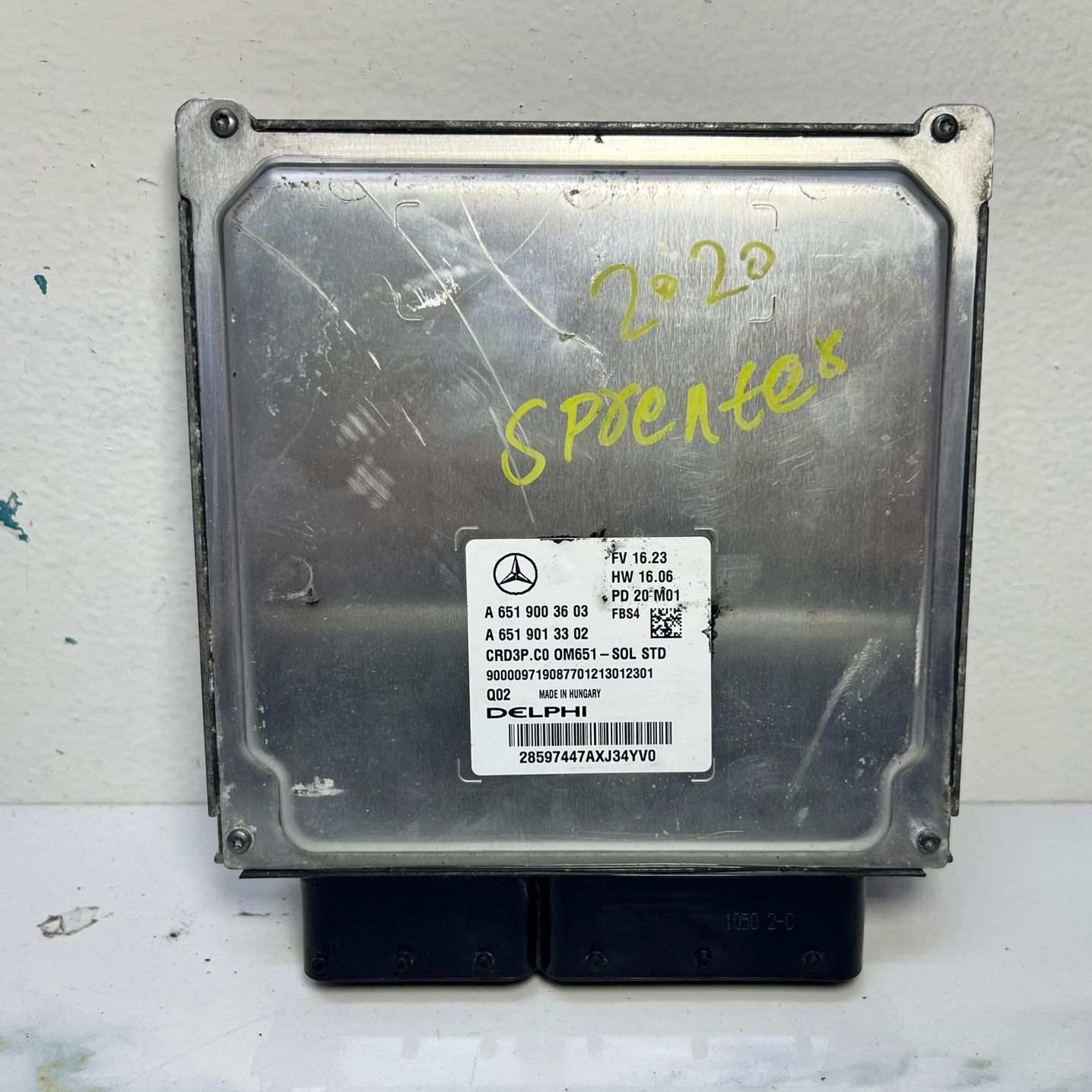 2019 Mercedes-Benz Sprinter Engine Control Module A6519003603 W906 W907