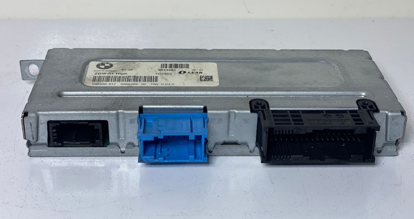 2011-2016 BMW 535i, 550i, 640i, and 740i CENTRAL GATEWAY CONTROL MODULE 9244261