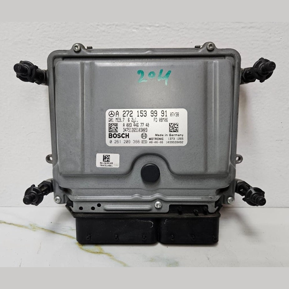 08-12 Mercedes W204 C-Class ECM ECU Engine Control Module Unit A272 1539991 OEM