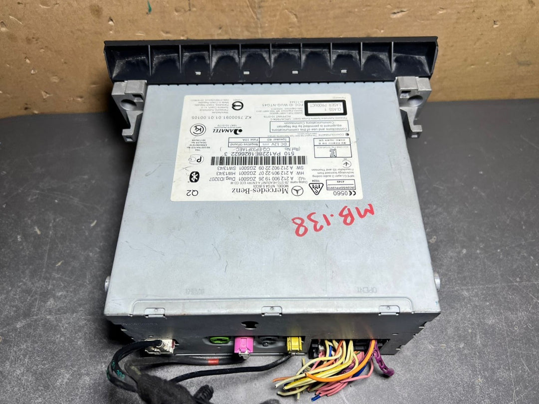 2012–2014 Mercedes-Benz W212 E-Class Head Unit CD Player A212 9001926 OEM