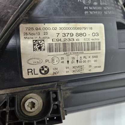 2013-2015 BMW 7-Series F01 F02 740i Full Led Right Headlight 7379680