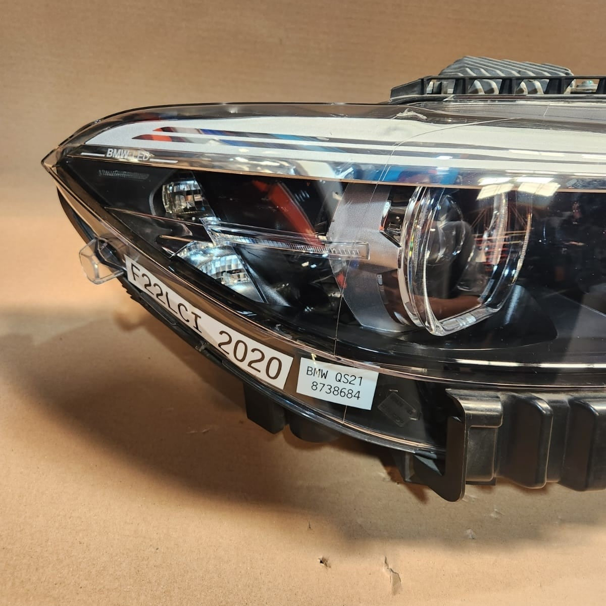 Genuine 2018-2021 BMW M2 Right Front Led Headlight 8738684 F87 and 2-Series F22