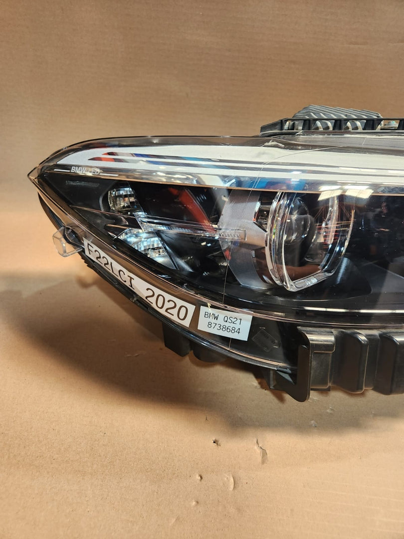 Genuine 2018-2021 BMW M2 Right Front Led Headlight 8738684 F87 and 2-Series F22