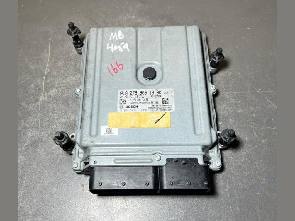 12-18 Mercedes W166 GL450 Engine Control Module Unit ECM ECU A278 9001300 OEM