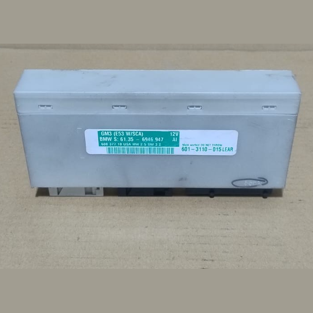 BMW X5 E53 D SPORT GM3 E53 W/SCA 12V BODY CONTROL ECU UNIT 61.35-6 946 947