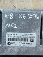قم بتحميل الصورة إلى عارض الصور، BMW X5 4.8 E70 N62 ENGINE CONTROL UNIT ECU SET DME +CAS 3+ NO KEY 7586909