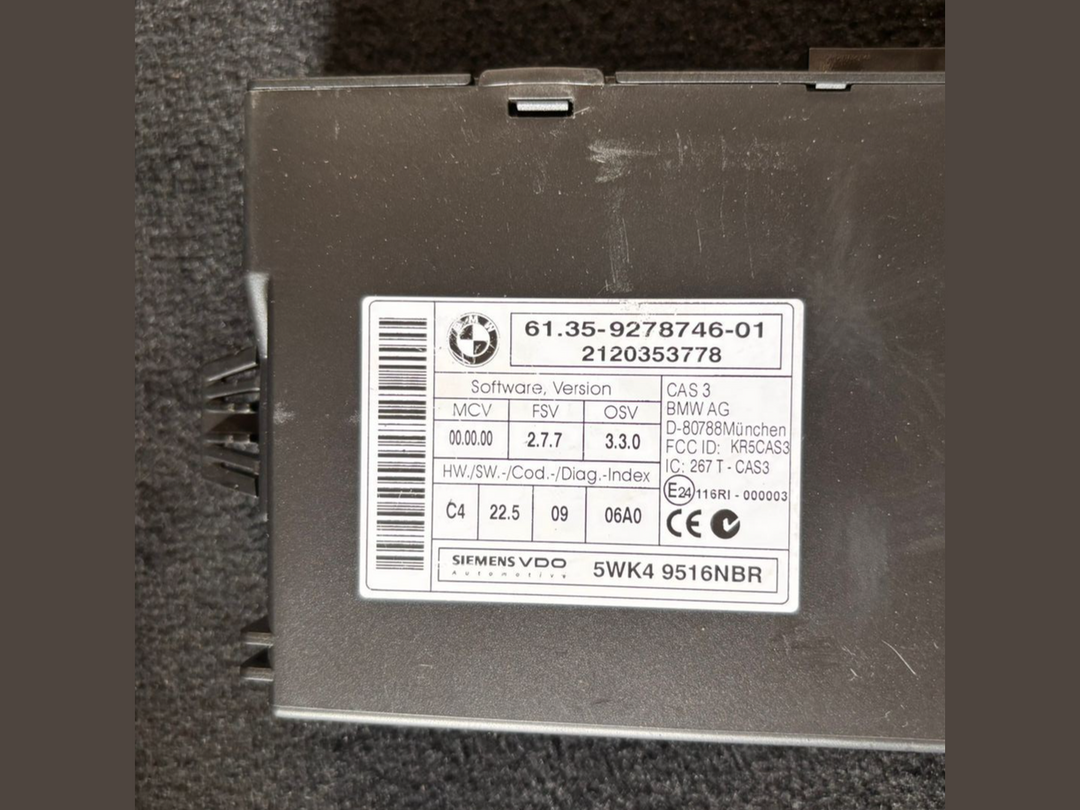 BMW X1 E84 Z4 E89 N20 ENGINE CONTROL ECU UNIT COMPLETE KIT DME - 7639375