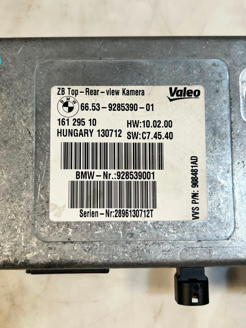 2008-2014 BMW X5 E70 and X6 E71 Rear View Camera Control Unit 9285390 OEM