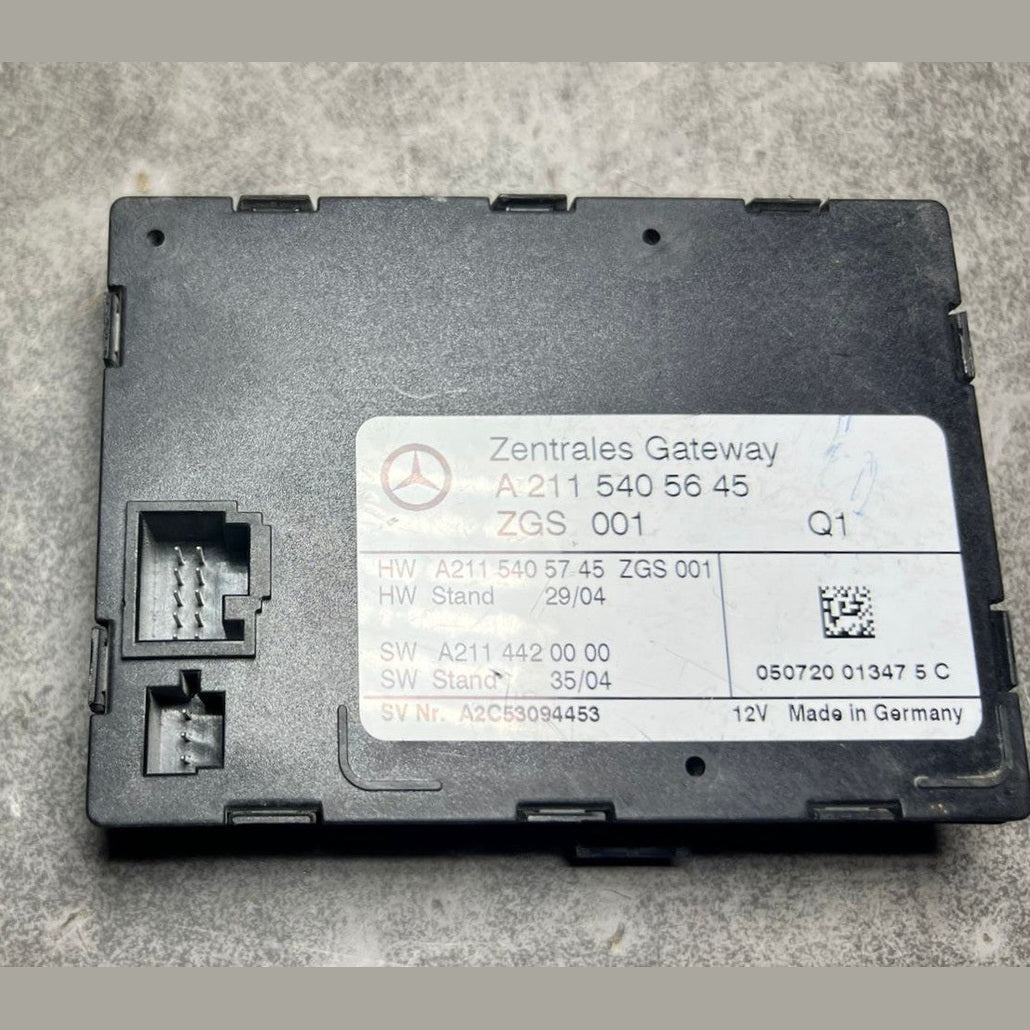 03-09 Mercedes W211 E-Class E320 Central Gateway Control Module A211 5405645 OEM