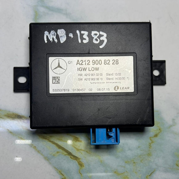 2012-2014 Mercedes CLS63 AMG Chassis Gateway Control Module A2129008228 E-Class 