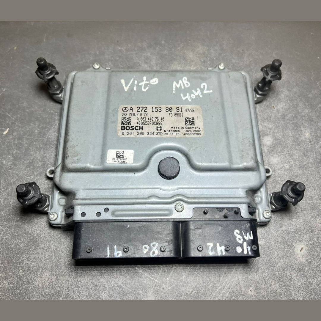 08-10 Mercedes Vito V-Klasse Motorsteuergerät Gerät ECM ECU A272 1538091 OEM