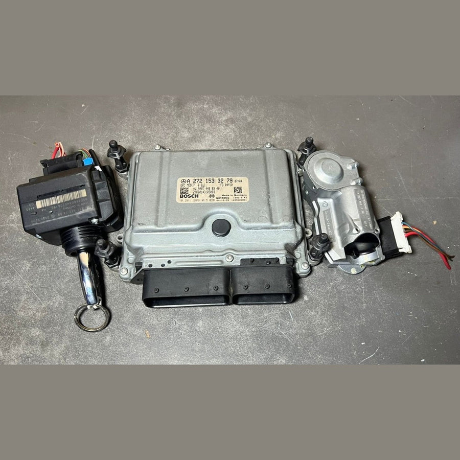 Mercedes W211 ECU Engine Control Module Ignition Key Switch Set A272 1533279 OEM