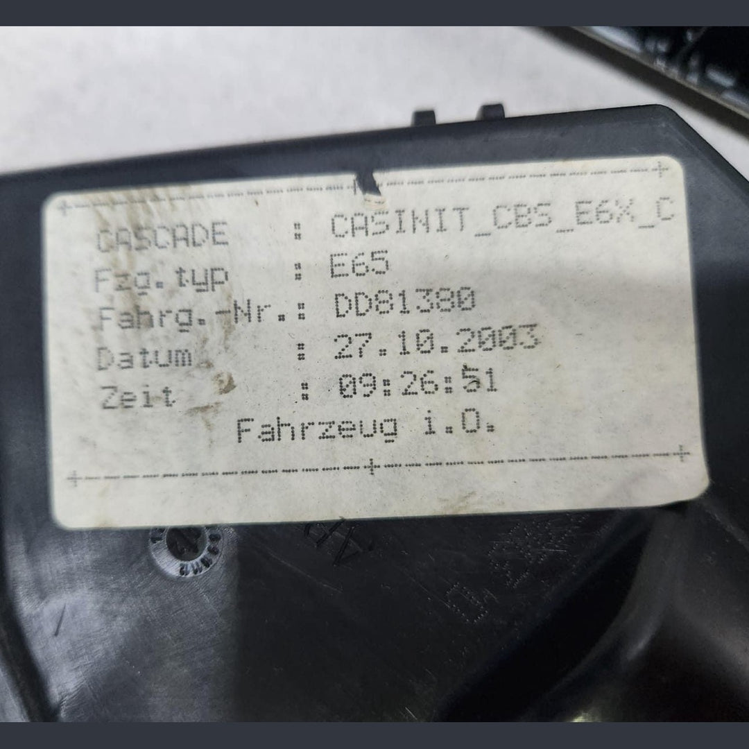 2004 BMW 735i E65 RIGHT HAND DRIVE Engine Control Unit 7540510 ECU SET 