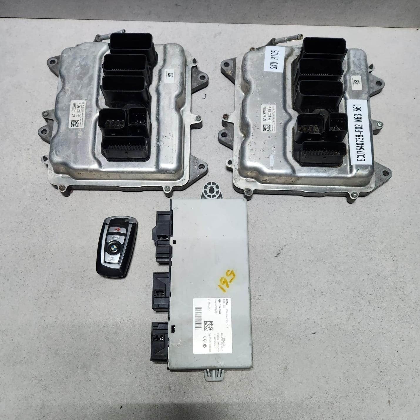 2014-2016 BMW 550i Engine Control Unit 7540738 650i 550i GT 4.4 N63