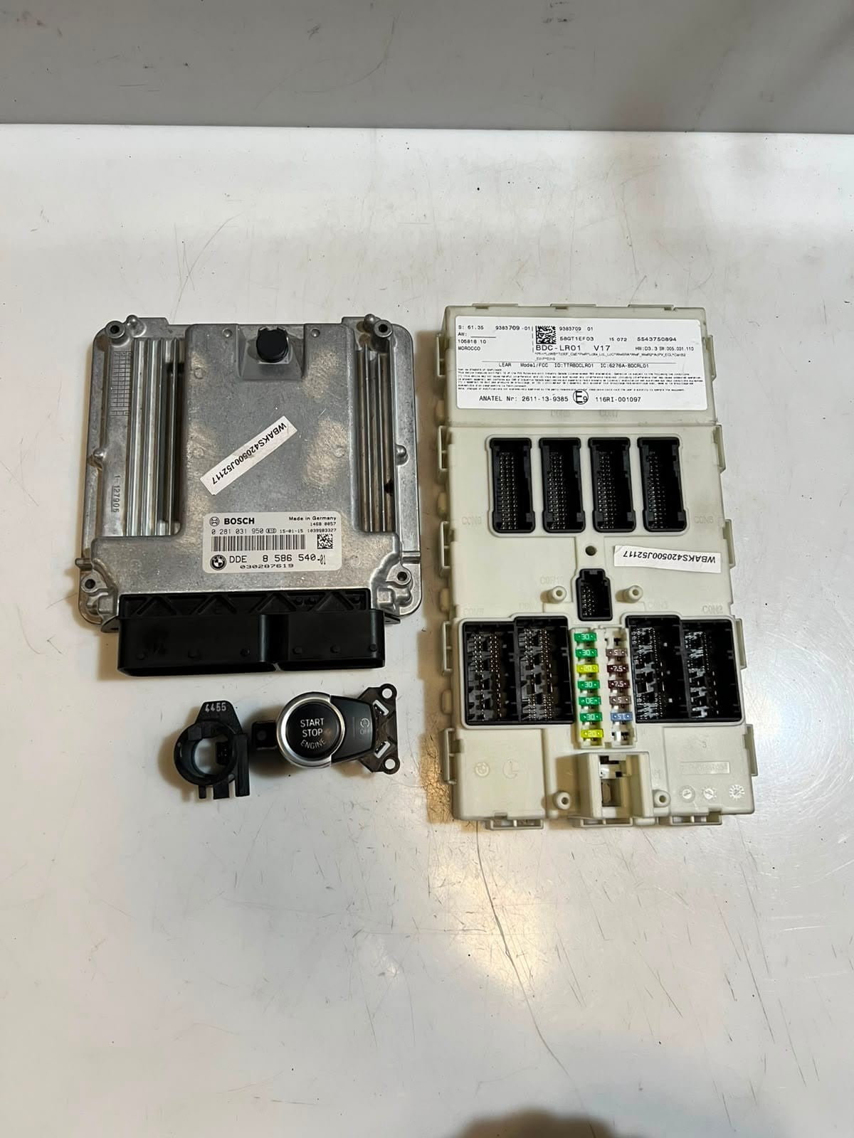 2015 BMW X5 F15 N57N 30dX Engine Control Unit ECU SET DDE+BDC 8586540 OEM