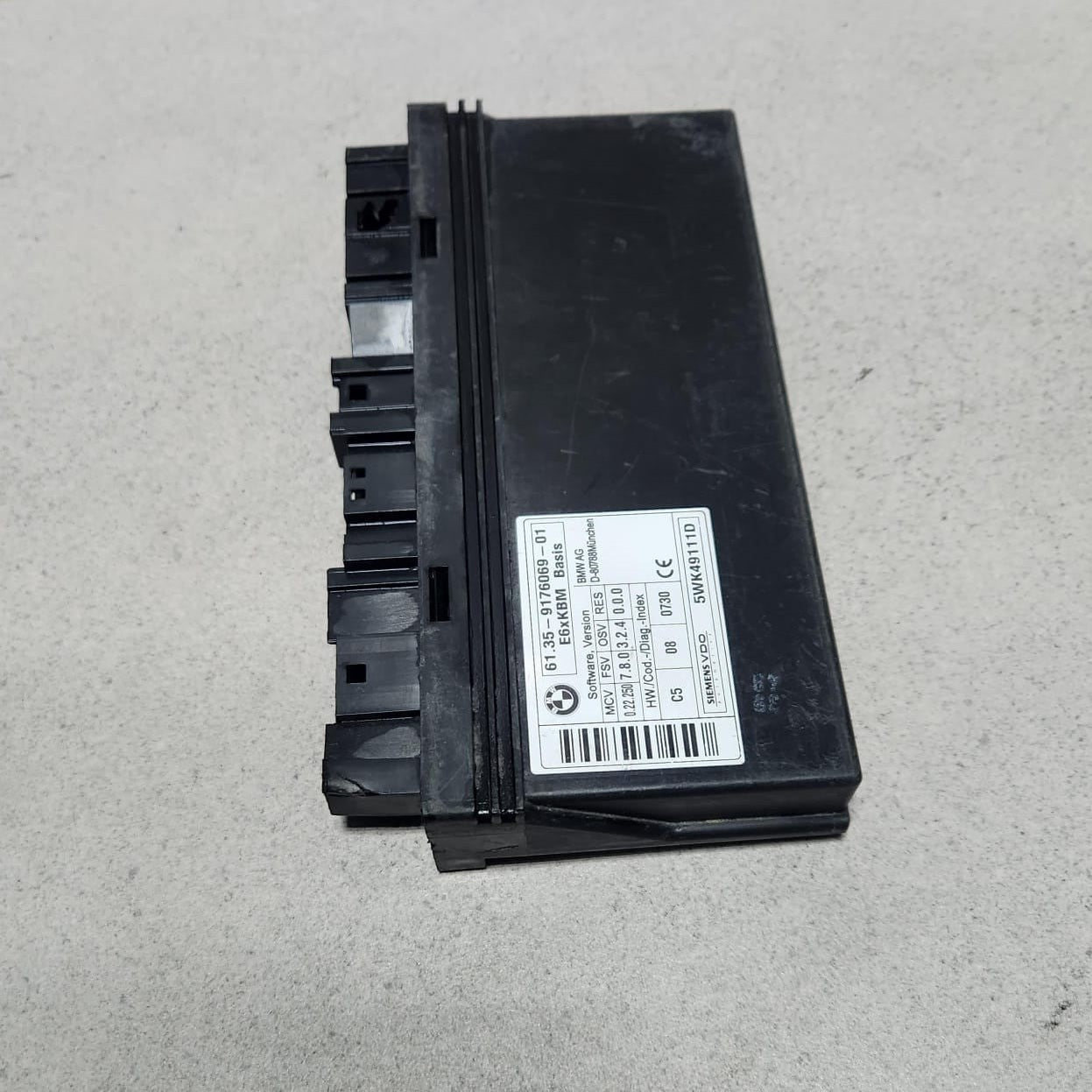 2009 BMW 528i xDrive Body Control Module 9176069 E60 535i