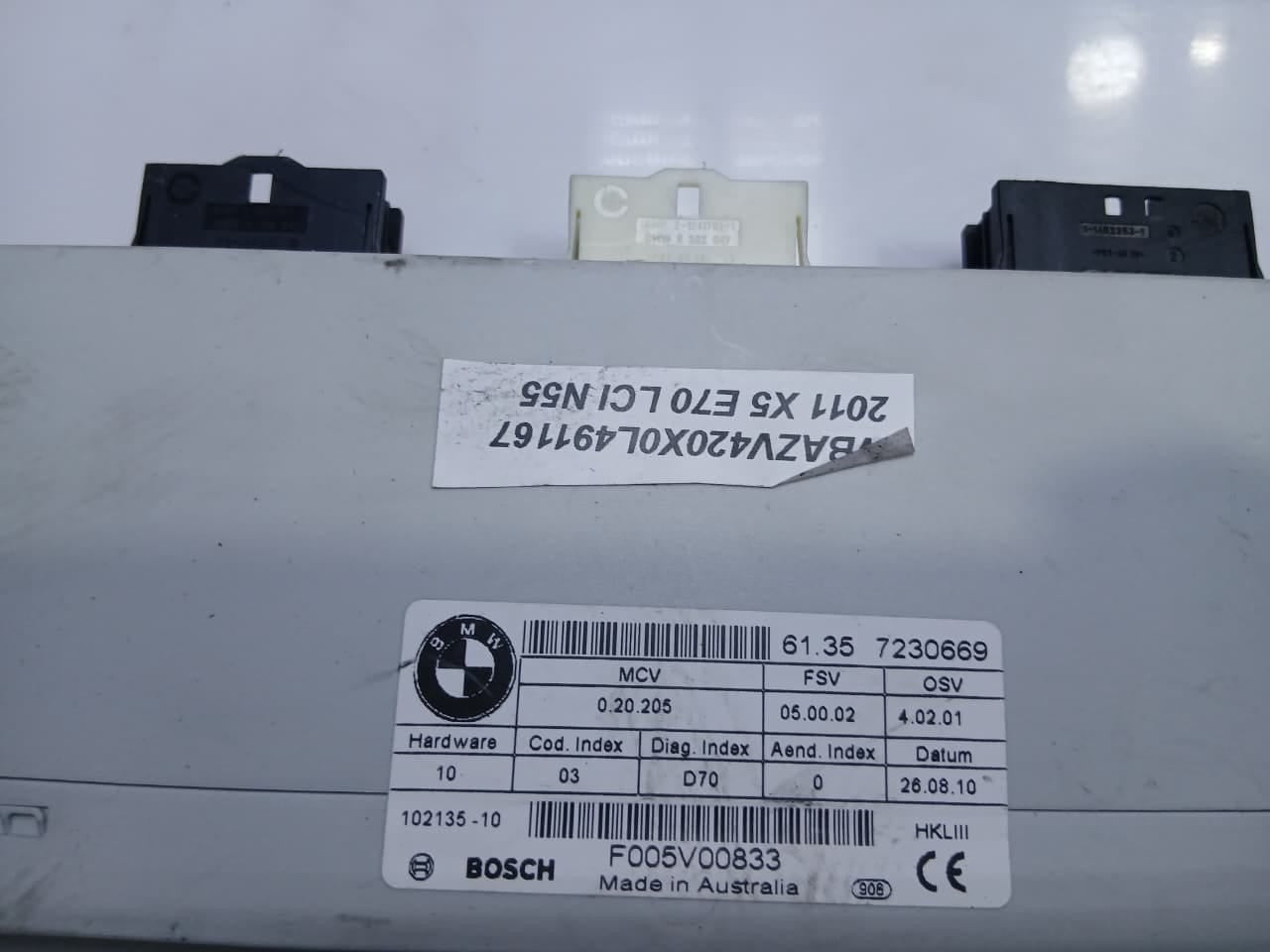 2007-2013 BMW X5 E70 and X6 E71 E72 Tailgate Control LID LIFT Module 7230669