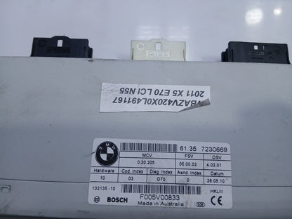 2007-2013 BMW X5 E70 and X6 E71 E72 Tailgate Control LID LIFT Module 7230669