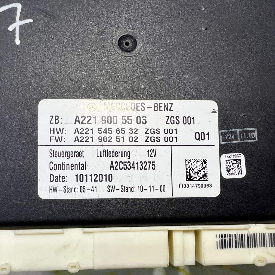 Mercedes Air Suspension Control Module A2219005503 S-Class W221