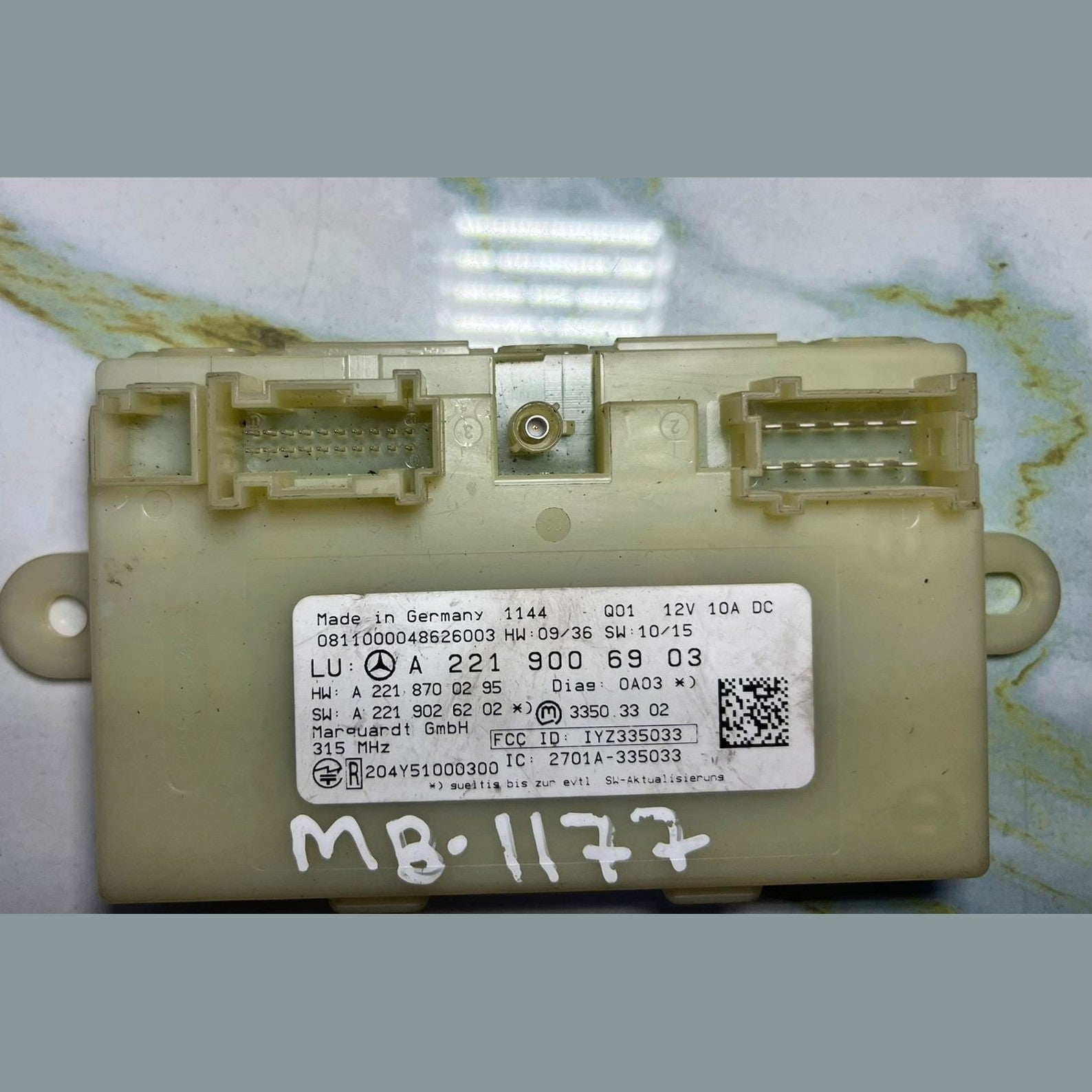 10-14 Mercedes S550 Keyless Go Control Module A2219006903 W221 S-Class and C216 