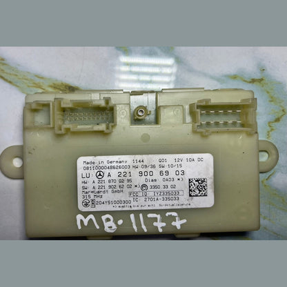 10-14 Mercedes S550 Keyless Go Control Module A2219006903 W221 S-Class and C216 