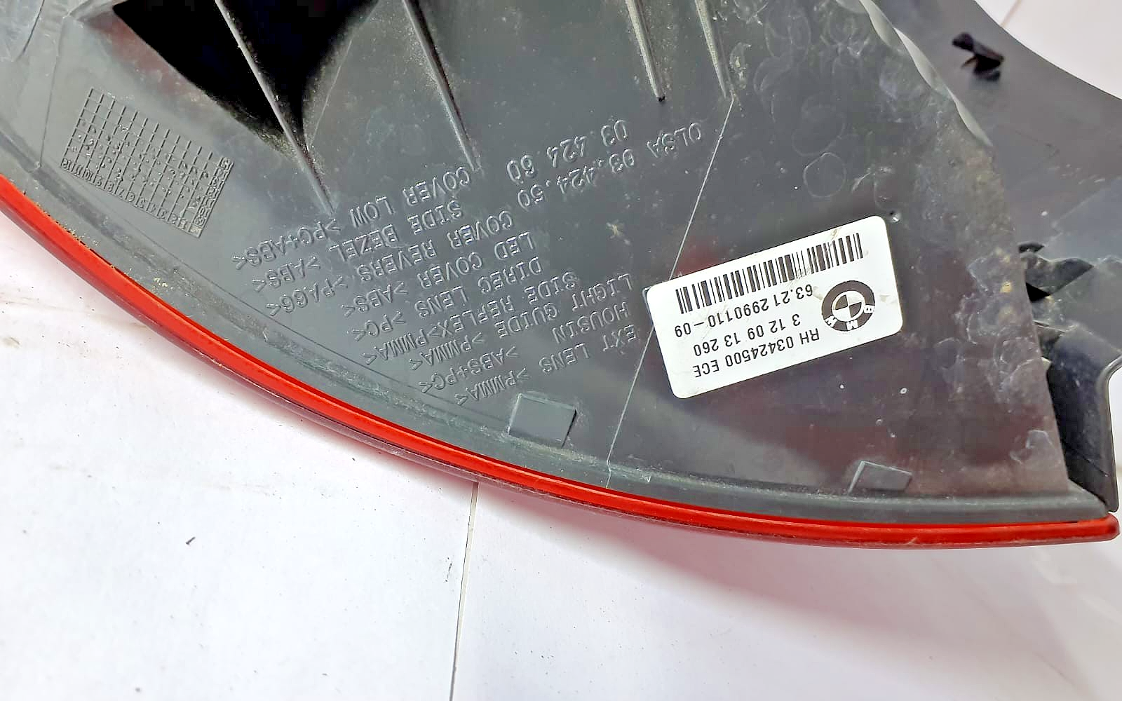 BMW X1 E84 LCI REAR OUTER LIGHT DRIVER RIGHT OEM 2990110