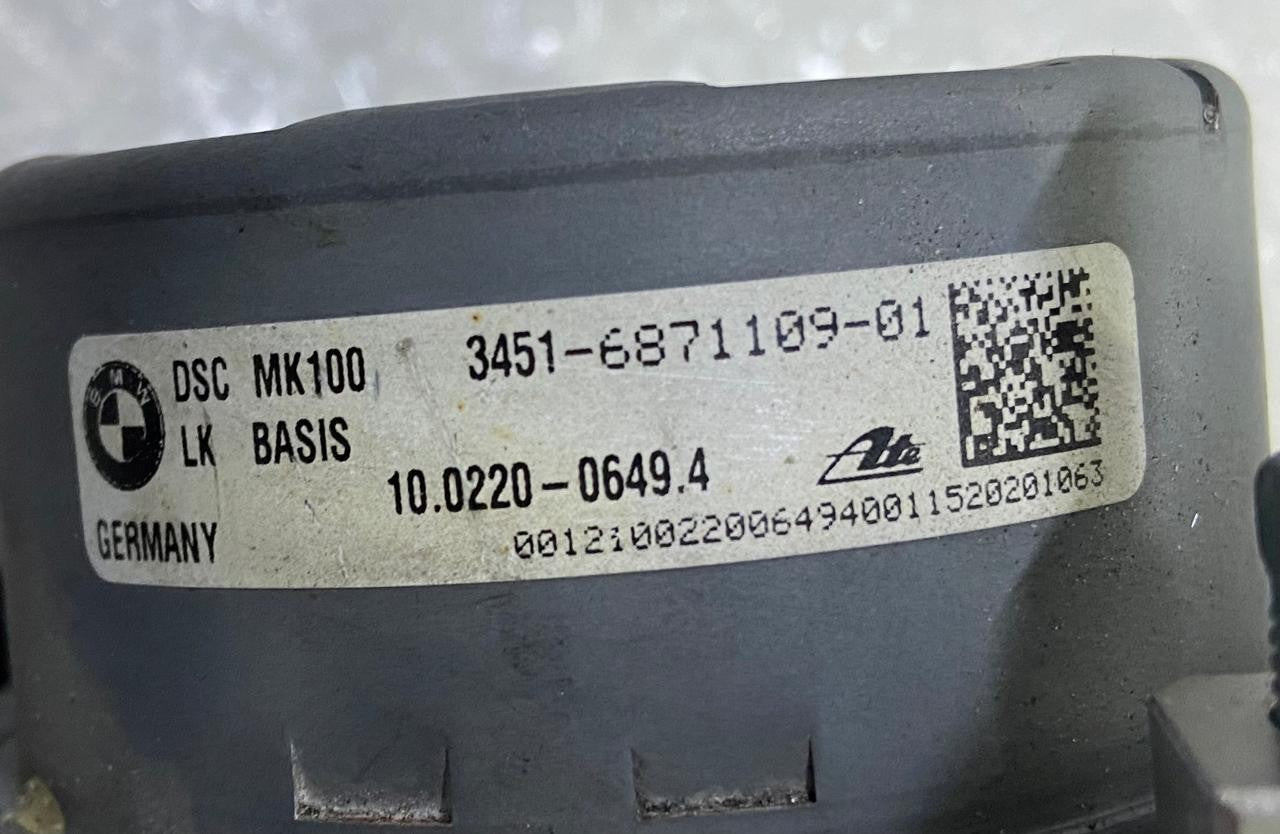 OEM BMW F20 F30 F32 ABS Anti-Lock Brake Pump Module 6871110 6871109