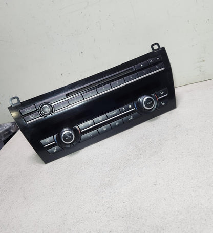 BMW Climate Control Panel Upper 9299037 7 Series F01 F02 and 5 Series F10