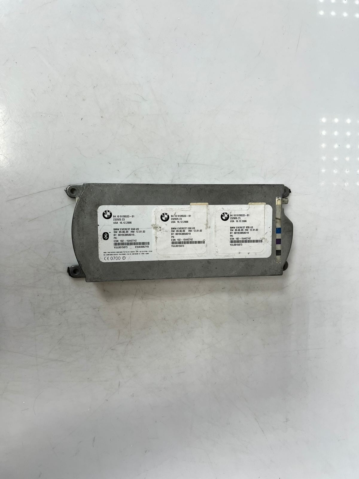 2007 BMW 328i E90 E91 E92 E93 3' Bluetooth Telematics Control Module 9126533 OEM