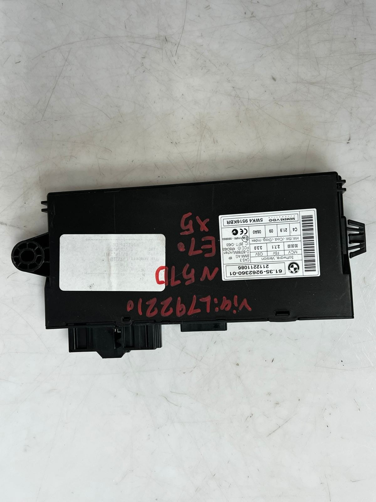 2007-2013 BMW X5 E70 N57 Engine Control Unit ECU SET DDE + CAS3 + 1KEY 8517015