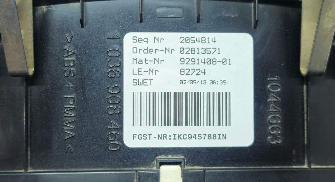 9291408-2011-2014 BMW X3 F25 F10 F11 Instrument Cluster Speedometer OEM