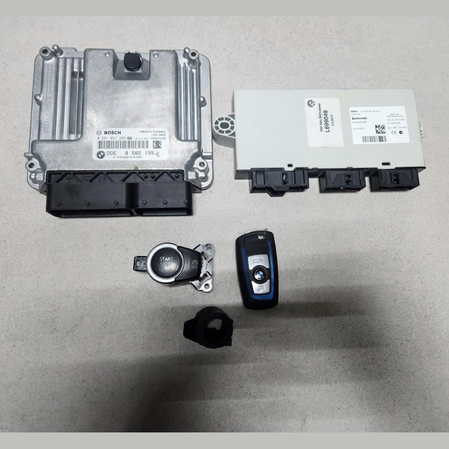 BMW Engine Control Unit 8582155 X3 F25 LCI DIESEL B47 ECU SET DIESEL