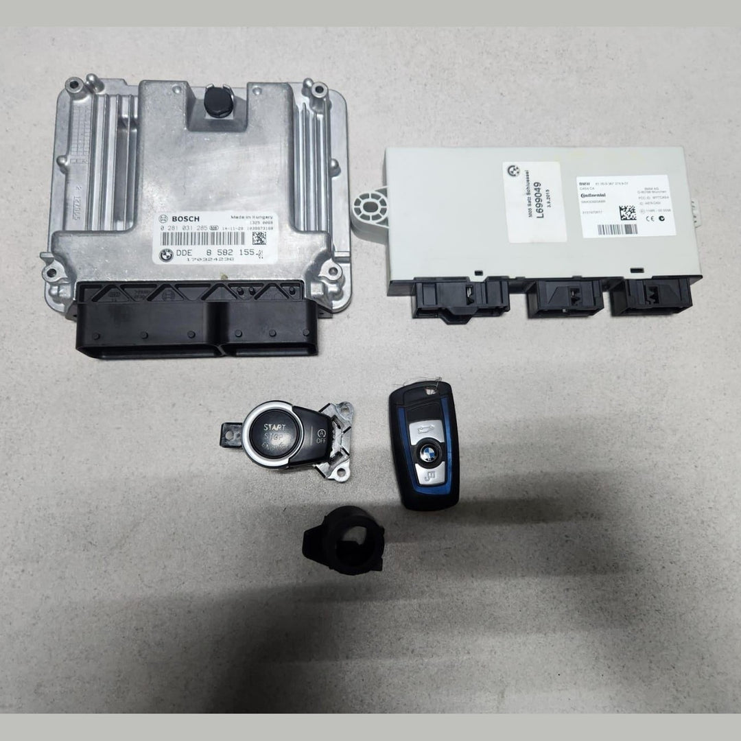 BMW Engine Control Unit 8582155 X3 F25 LCI DIESEL B47 ECU SET DIESEL