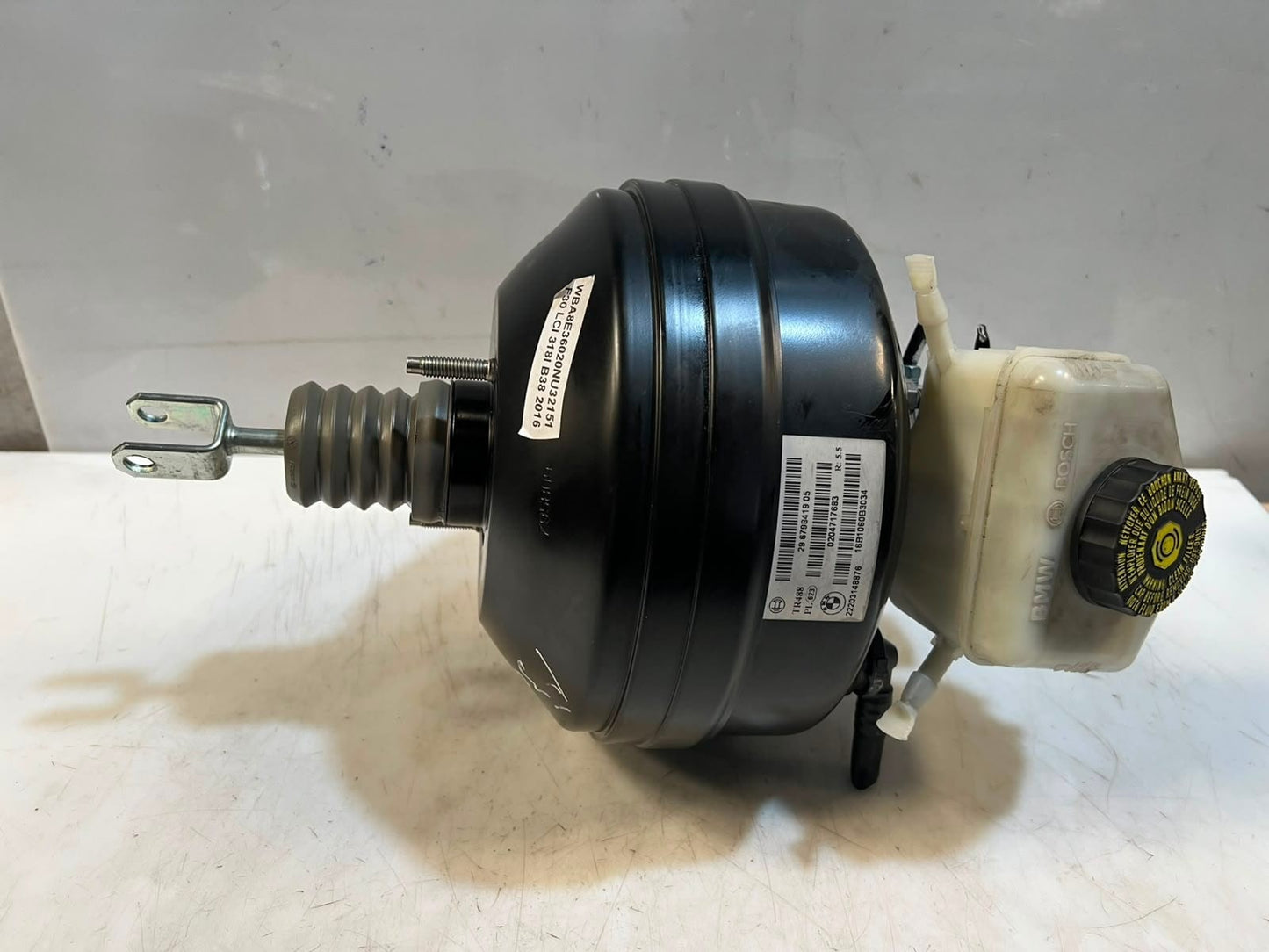 2016 BMW 1' F20 F21 F30 B38 Brake Booster with Master Cylinder 29679841905
