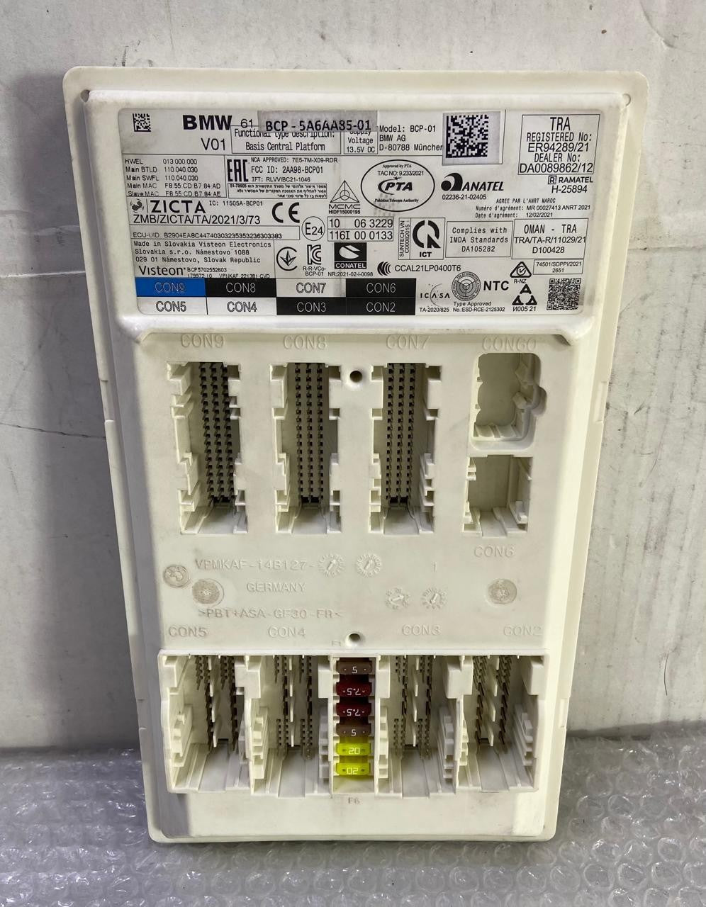 OEM BMW i20 BDC Basic Computing Platform 5A6AA85 Brand New ANATEL