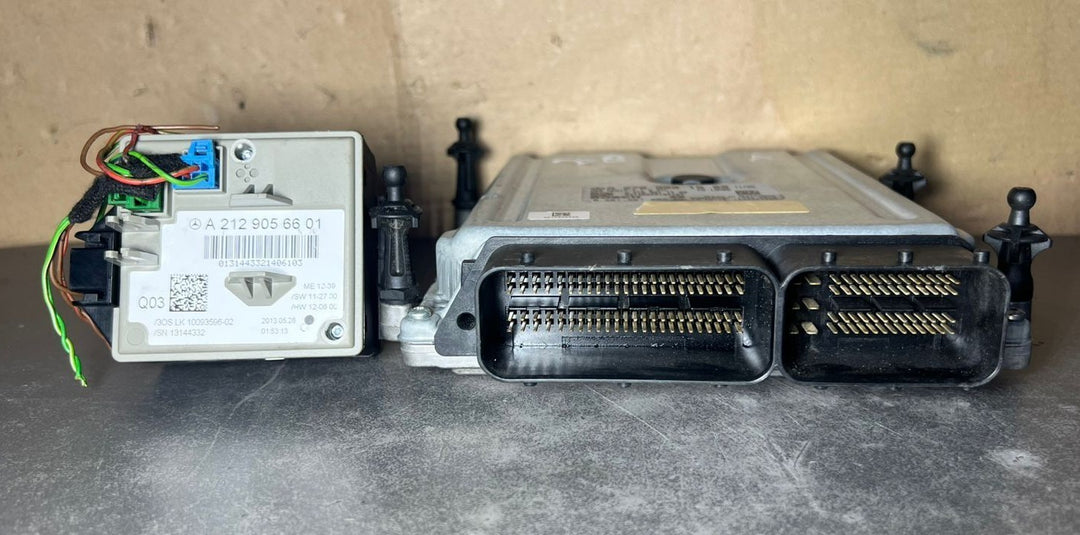 Mercedes W218 ECU Engine Control Module Ignition Key Switch Set A278 9001500 OEM