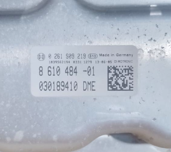 BMW F02 N54 3.0 ENGINE CONTROL UNIT  SET  + KEY - 7598364