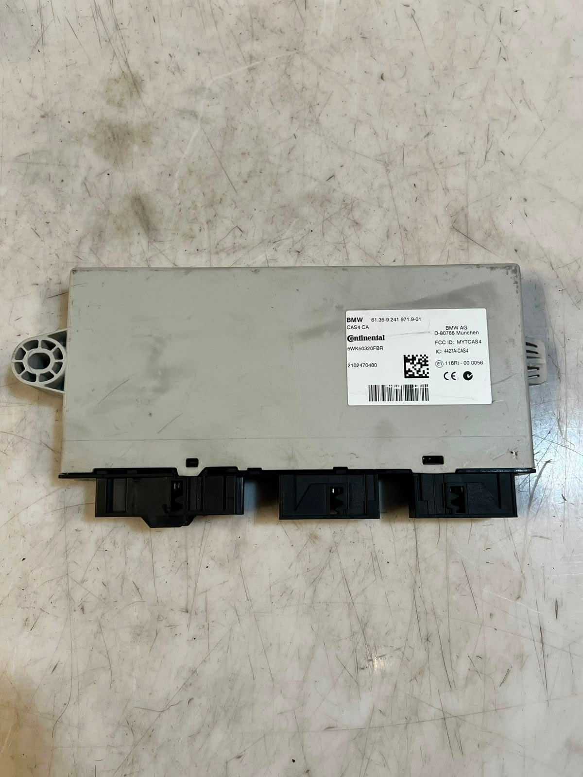 2010 BMW 535i F07 GT N55 Engine Control Module ECU SET DME+CAS4+1KEY 7620419