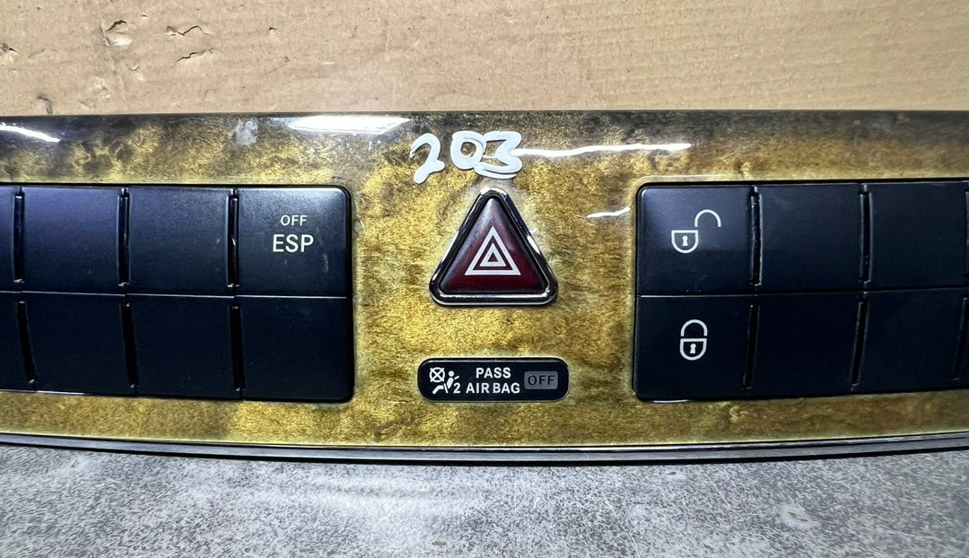 03-06 Mercedes-Benz W203 C-Class Hazard Switch Warning Button A203 8702510