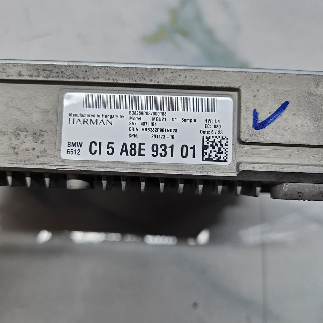 Genuine 2018 BMW X3 F97 G01 G08 Head Unit 5A8E931 Brand New