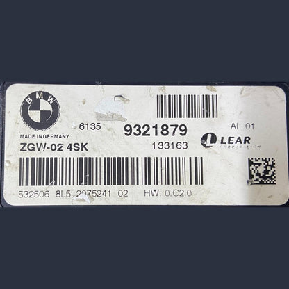 OEM BMW 5 6 SERIES F06 F13 F10 F07 GATEWAY CONTROL MODULE 9321879