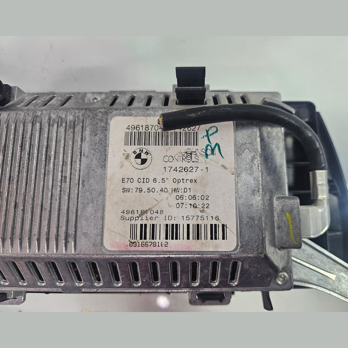 2007-2010 BMW X5 Central Information Display 9166781