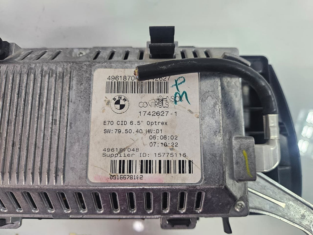 2007-2010 BMW X5 Central Information Display 9166781